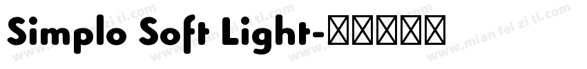 Simplo Soft Light字体转换